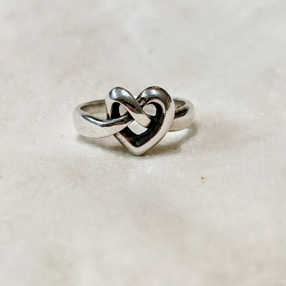 James Avery Sterling Silver Heart Knot Ring